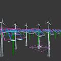 Household Appliances Powered by Solar Panels and Wind Turbines on Water Surface