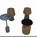 Elegant Luxury Dining Table With Gold Base Marble Top And Decorative Accents