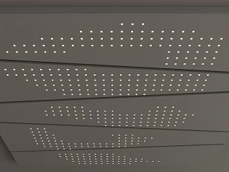 Modern Ceiling 3d model