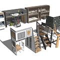 Stylish Bunk Bed Designs With Storage Ladder And Desk For Kids Room
