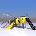 Amusement equipment bee climbing slip 3d model