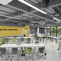 Classroom Laboratory 3d model