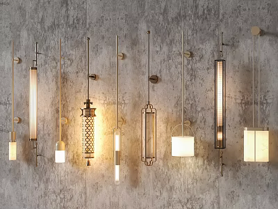 Modern wall lamp 3d model