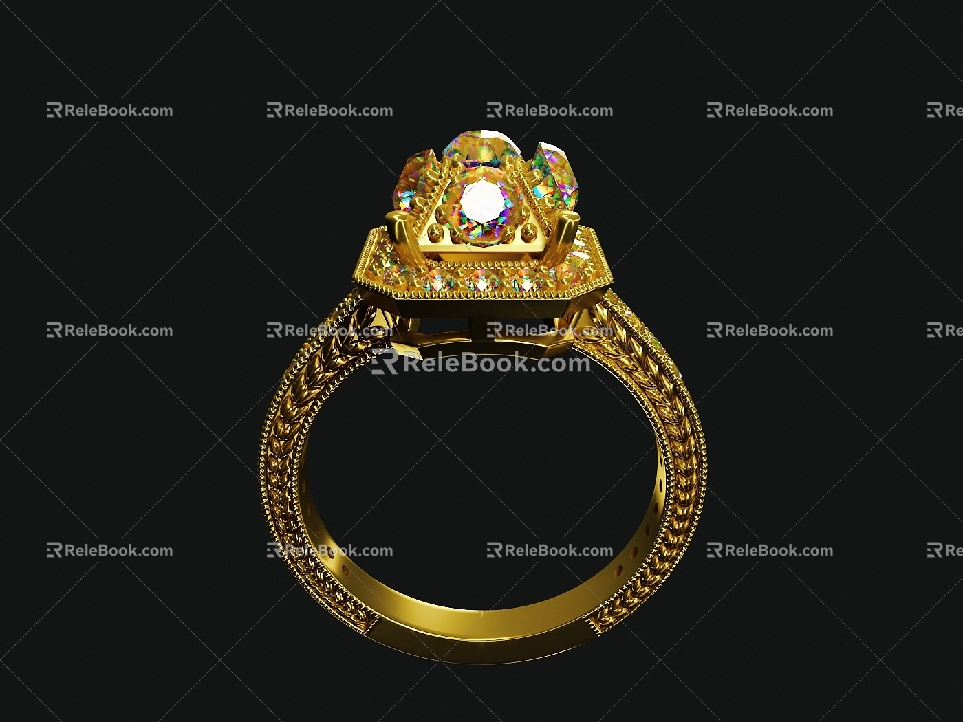 Diamond Ring 3d model