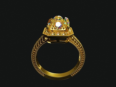 Diamond Ring 3d model