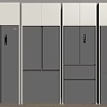 Modern Refrigerators And Freezers With Multiple Styles And Stainless Steel Finish