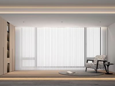 Modern Curtain Dream Curtain 3d model