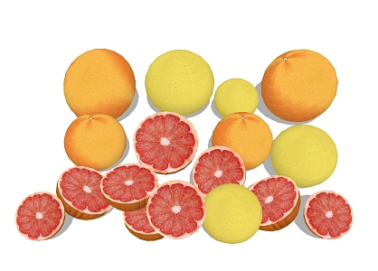 Grapefruit 3d model