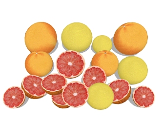 Grapefruit 3d model