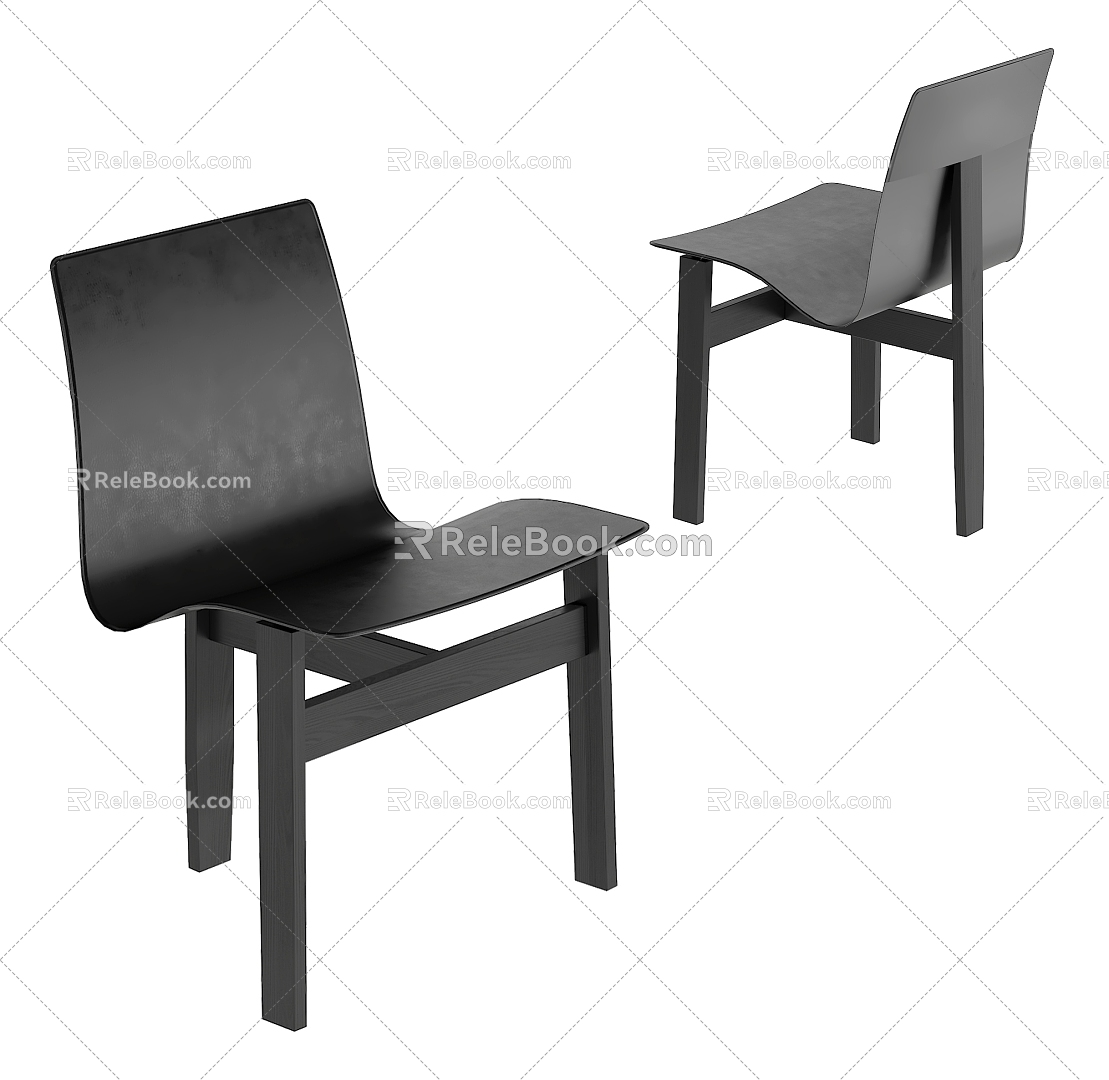 Quiet Wind Dining Chair 3d model