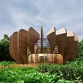 Landscape Architecture Landscape Pavilion Rural Landscape Station Landscape Structures 3d model
