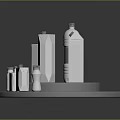 Assorted Daily Life Product Containers Including Bottles Cartons Jars And Boxes