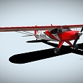 Piper Seeder Simple Aircraft Glider Twin-Engine Light Aircraft Low Face Number Low Model Simple Model Game Video Level Super Realistic 3d model