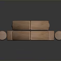 Educational Wooden Building Blocks with Triangle Rectangle and Cylinder Shapes for Kids Play