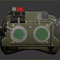 Green Binocular Night Vision Goggle With Headband Red Indicator And Lenses