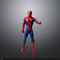 Detailed Spider Man Action Figure With Red And Blue Costume In Standing Pose