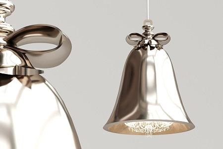 Simple European Chandelier Simple Chandelier 3d model