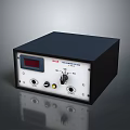 Black Test Signal Generator With Digital Display Knobs And Buttons 3d model