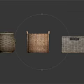 Three Different Woven Storage Baskets for Household Organizing and Decor