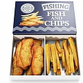 Crispy Fish And Chips In Traditional Takeaway Box With Tasty Crunch