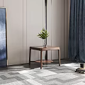 Modern corner table 3d model