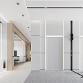 Modern Shower And Sauna Space With Clean Lines And Bright Lighting