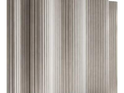 Modern Textured Wall Paneling With Light Tones For Interiors 3d model