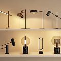 modern table lamp bedside table lamp reading lamp 3d model