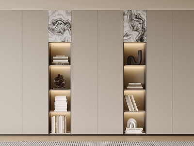 Bookcase Bookshelf Display Cabinet Book Ornaments Multifunctional Decorative Cabinet Combination Bookcase Open Bookcase model