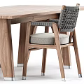 Modern Flexform Outdoor Tables and Chairs 3d model