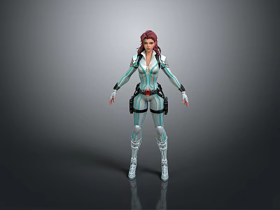 Cartoon Beauty Animation Beauty Animation Beauty Cartoon Girl Animation Girl Cartoon Girl Fantasy Beauty 3d model
