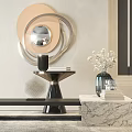 Modern coffee table side table 3d model