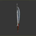 Classic Decorative Swords With Red Golden And Brown Hilts And Metallic Blades For Collection
