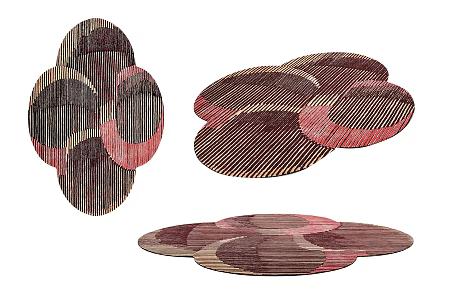 Nordic Style Carpet Simple Carpet 3d model