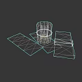 Artistic Dollar Bill Sculpture With Rolled And Stacked Cash Design On Black Background