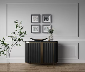 Modern Entrance Cabinet Side Cabinet Entrance Cabinet 3d model