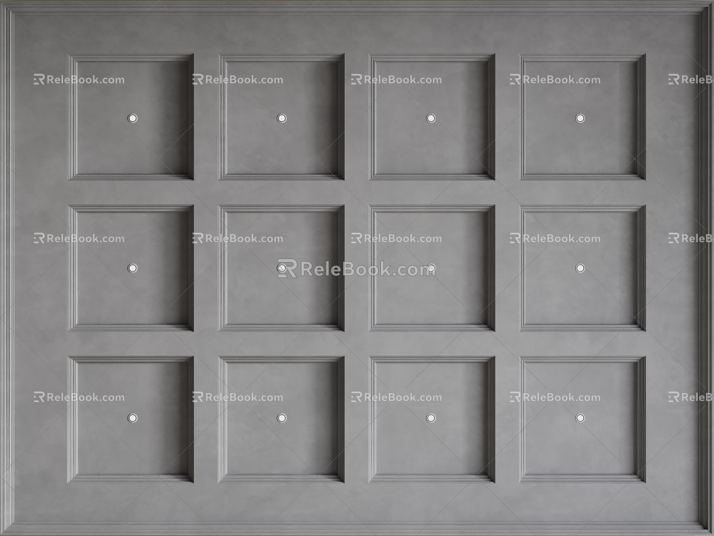 French Ceiling Hall Ceiling 3d model