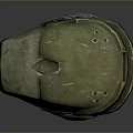 Modern Camouflage Tactical Helmet With Metallic Finish And Protective Sleek Design