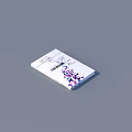 Stylish White Cover Book Magazine With Colorful Geometric Patterns And Modern Design