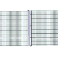 Metal Grid Fence With Vertical And Horizontal Bars For Security Boundary 3d model