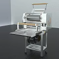 Stainless Steel Commercial Dough Roller Kitchen Appliance With Tabletop And Wheels