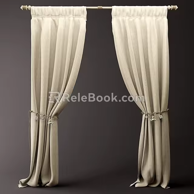 Curtains 3d model
