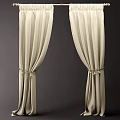 Curtains 3d model