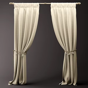 Curtains 3d model