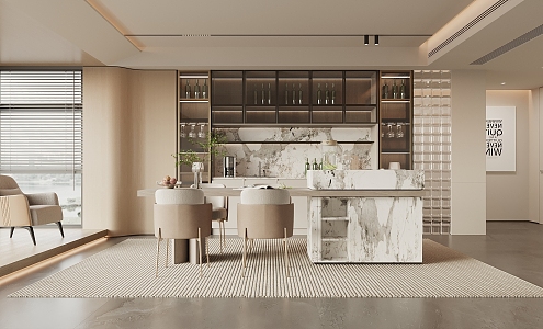 Modern Restaurant 3d model