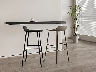 Bar Chair Bar Stool High Stool 3d model