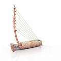 Vintage Style Wooden Small Boat Model Decorative Home Ornament With String Details