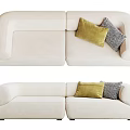 Modern Multiplayer Sofa 3d model