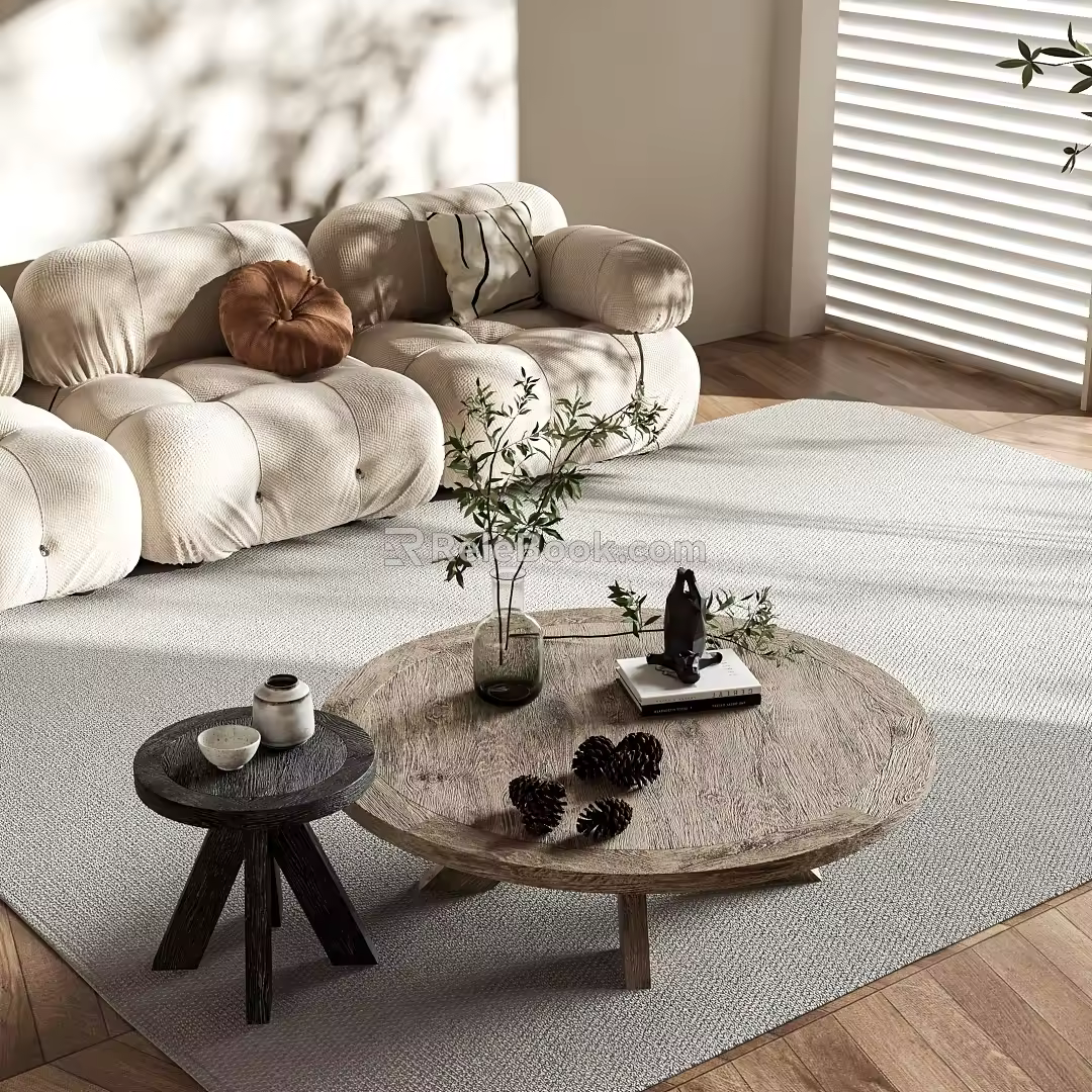 Style coffee table 3d model