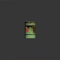 Colored Food Storage Containers With Scattered Debris On Dark Surface